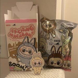 Pop Mart Exciting Macaron The Monsters Labubu Confirmed Soymilk